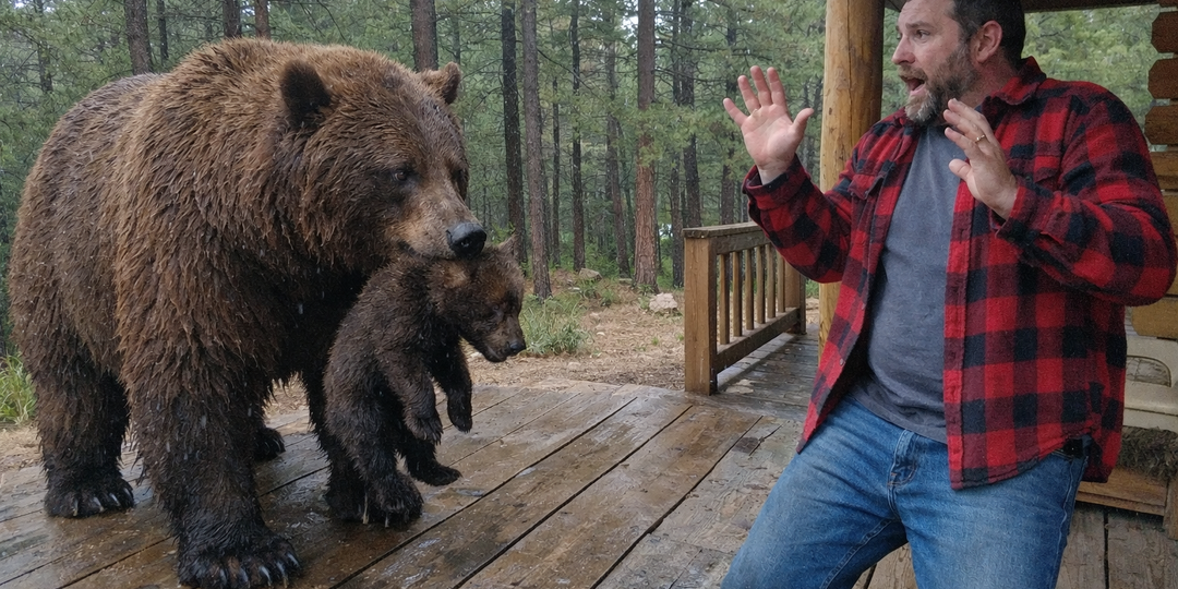 Он вышел на крыльцо и оцепенел: огромный зверь пришел не убивать, а просить о помощи.