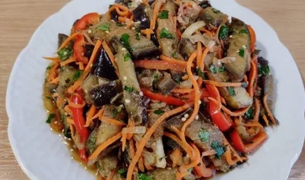 Хе из баклажанов - КОРЕЙСКАЯ КУХНЯ.