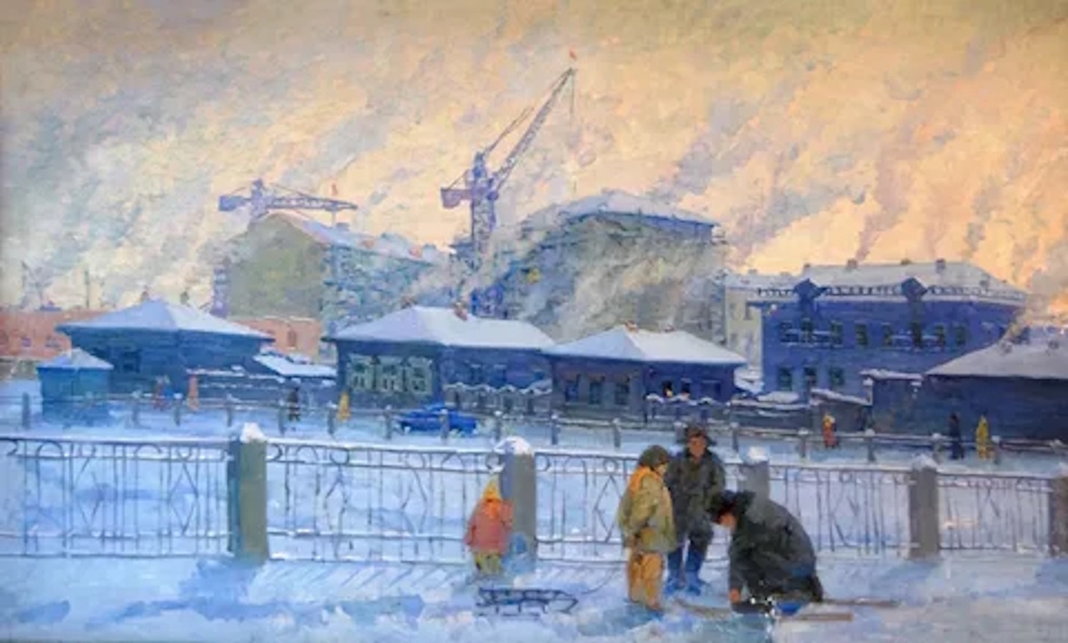 «Якутия строится». 1959 год. Фото: Семён Лаврентьевич Александров