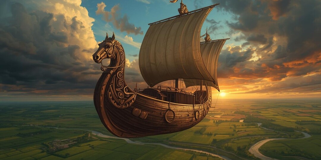 Летучий корабль: древний чертёж, сказочный вымысел или секретное оружие Тартарии?