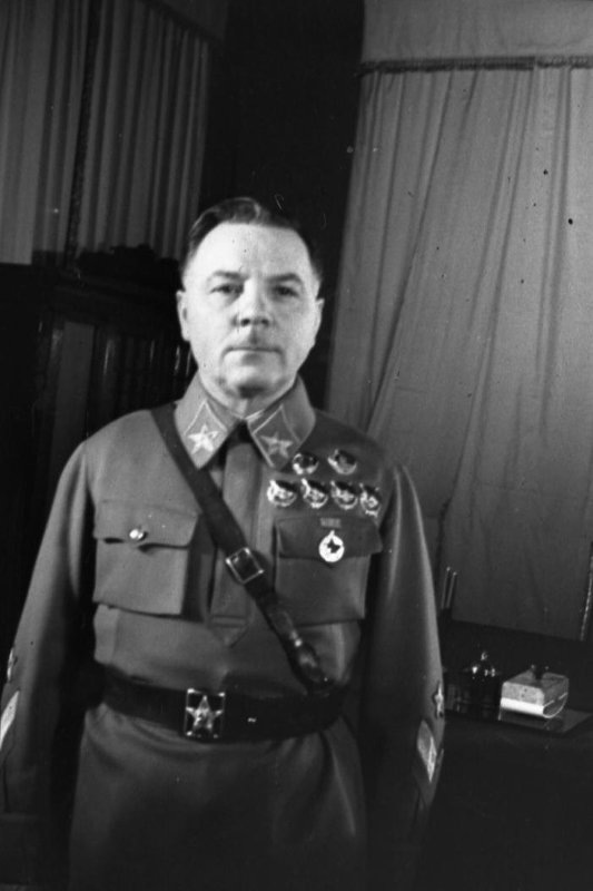 К. Е. Ворошилов. 1943 г. ГМЗШ КП-5003