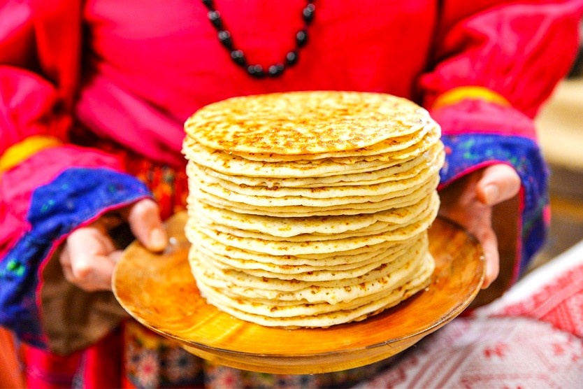 Зима 2026 в Москве. Масленица 2026 на Тверской площади.