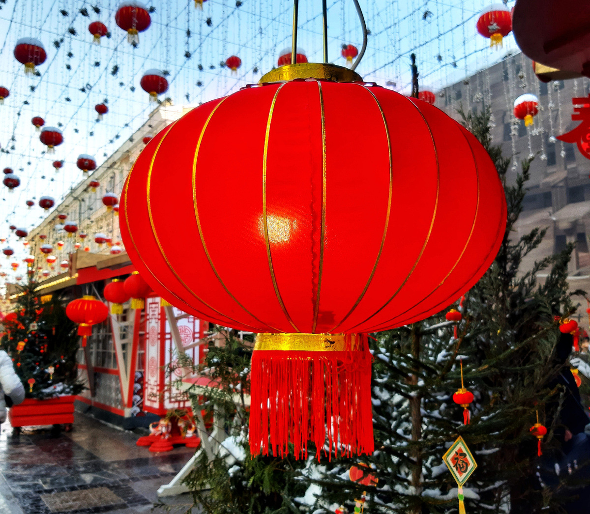 Китайский Новый год 2026 в Москве. Манежная площадь.