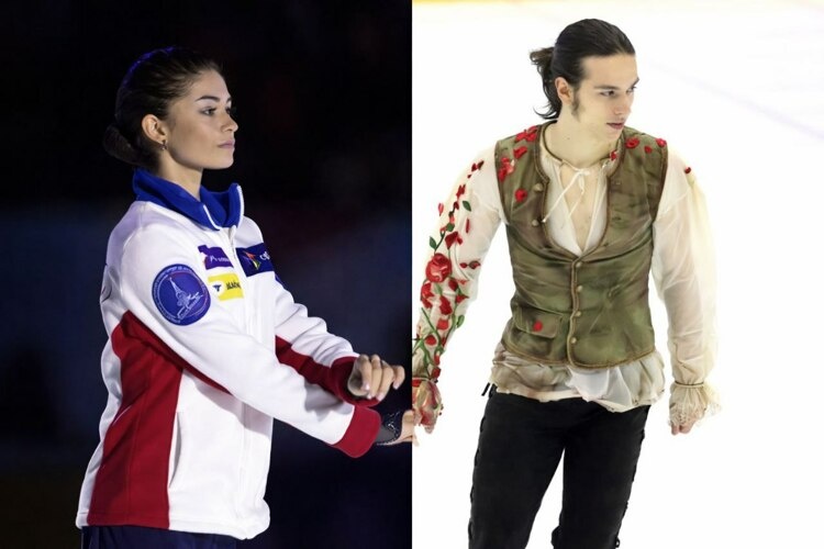 Аделия Петросян и Петр Гуменник — участники турнира по фигурному катанию на ОлимпиадеФото: «БИЗНЕС Online», Maksim Konstantinov, globallookpress.com