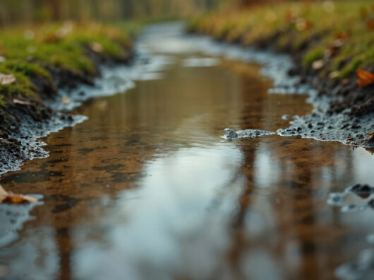    Мокрое поле // Фото с сайта https://www.freepik.com/