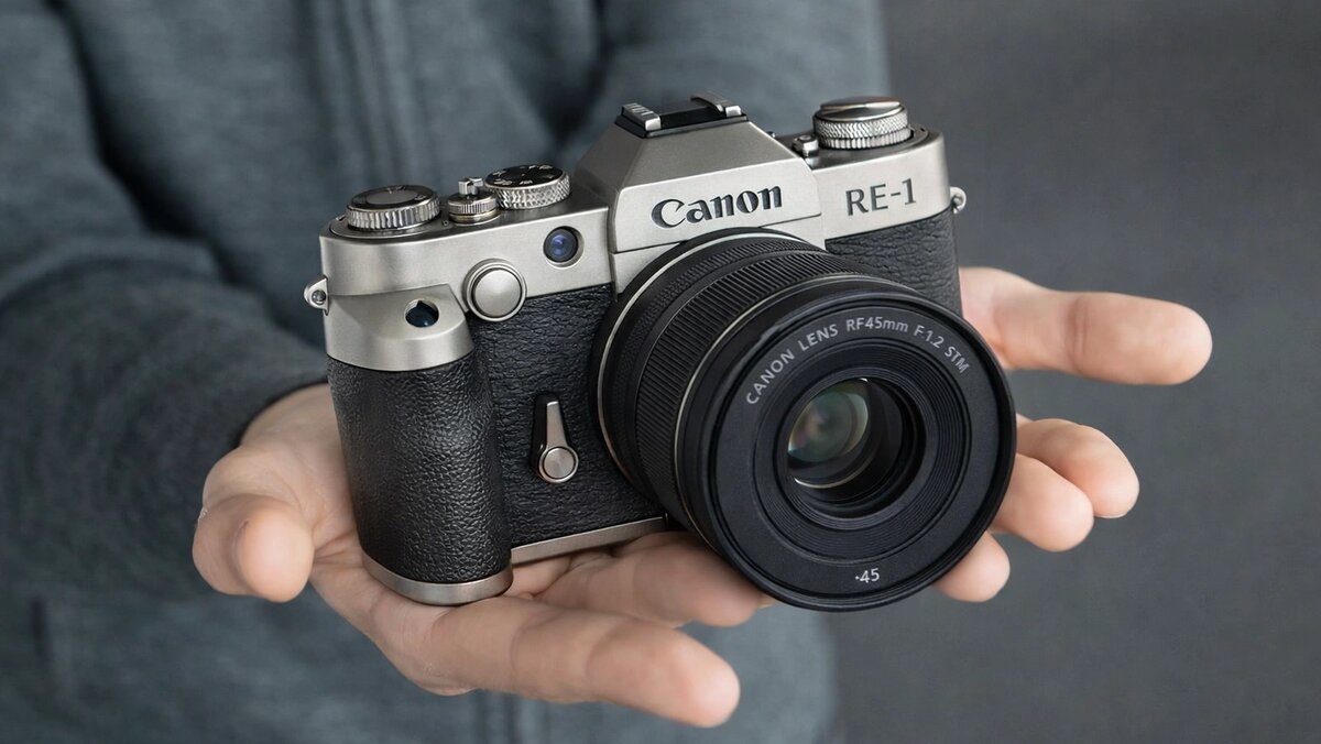 Ренедер Canon RE-1 пока не существующая камера