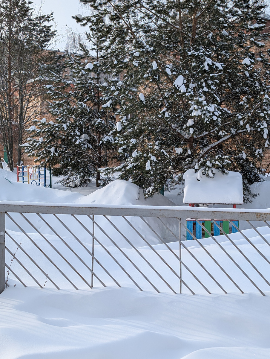 Детский сад замело