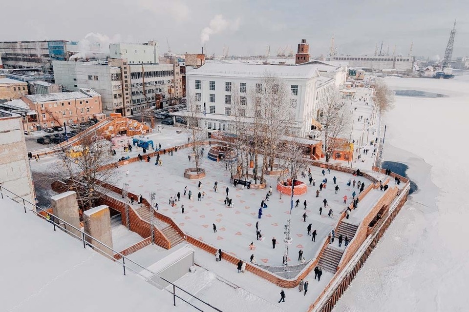    14 февраля каток создаст романтическую атмосферу. Фото: «Севкабель Порта»