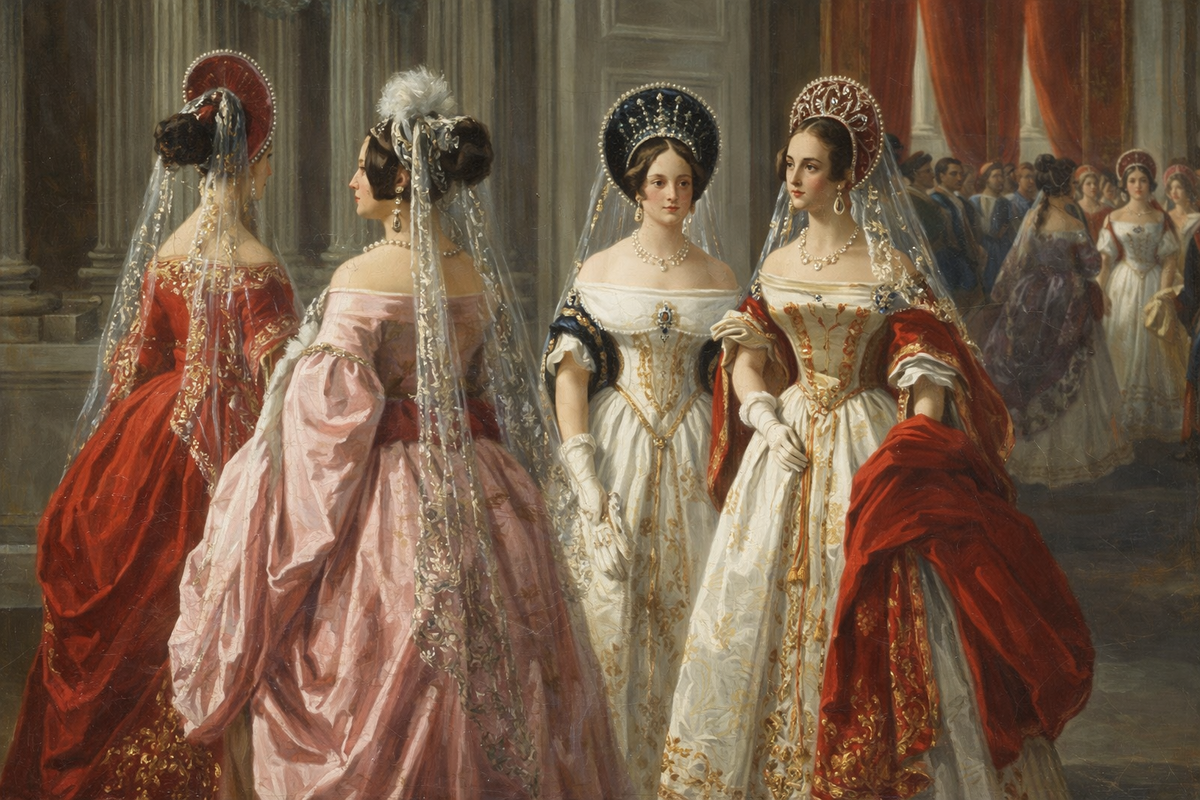 Фрейлины императорского двора при Николае I