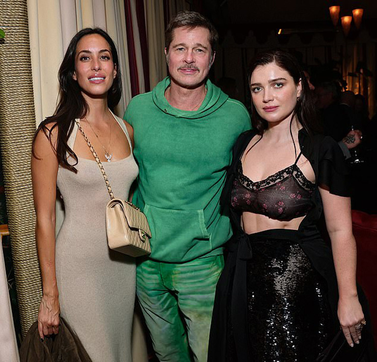 Инес де Рамон, Брэд Питт и Ив Хьюсон