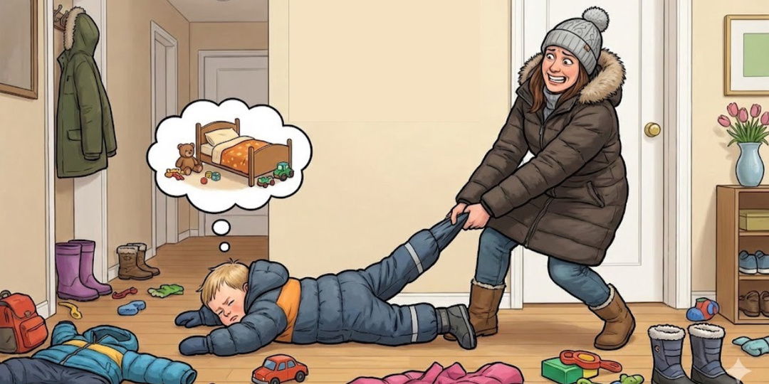 Правило 5 минут: как собрать ребенка на прогулку без слез и скандалов