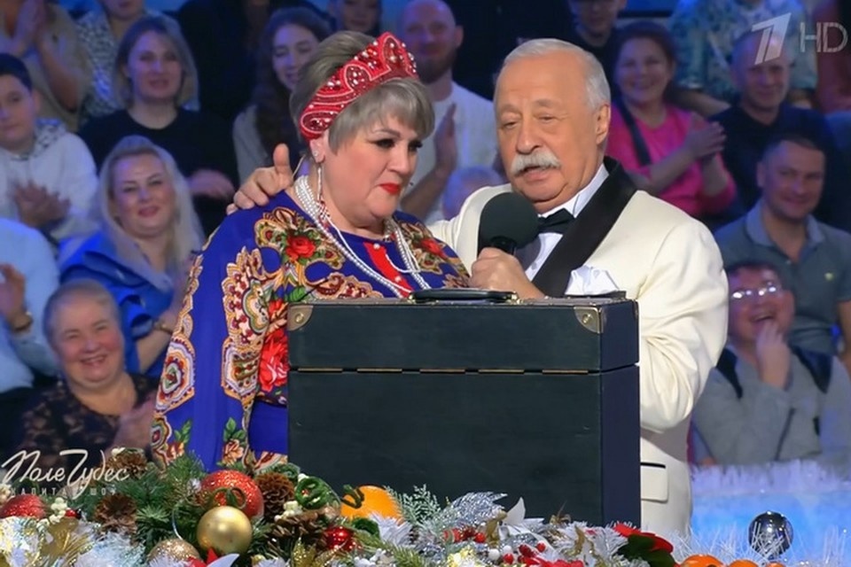    Людмила Мельникова из Башкирии выиграла автомобиль на «Поле чудес». Фото: Первый канал