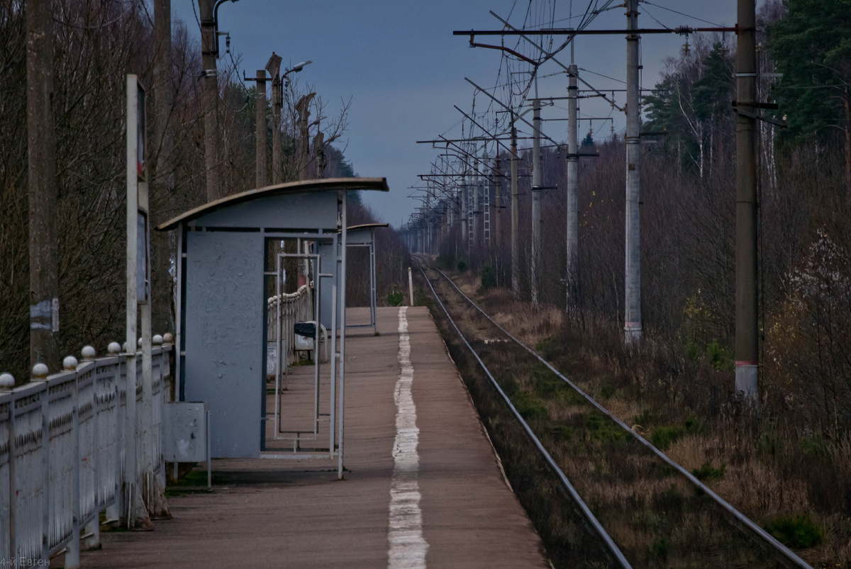 платформа Путепроводная, вид в сторону Конаково