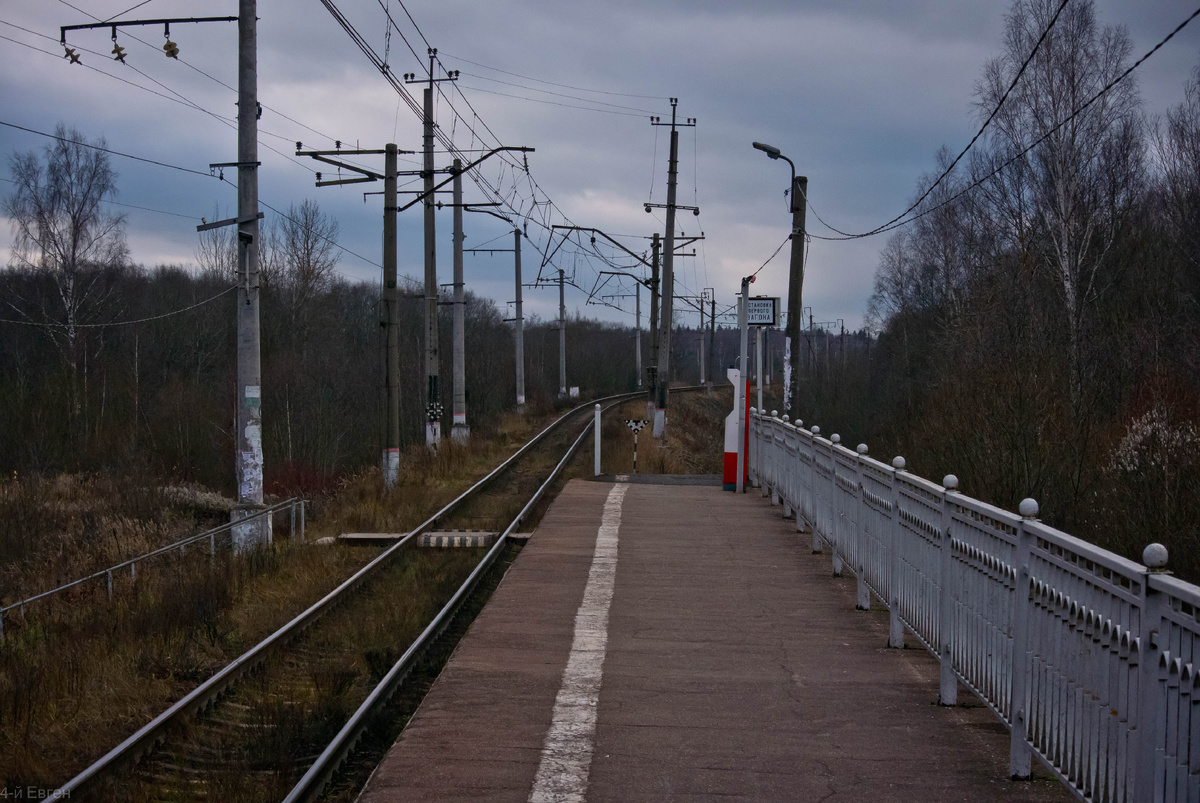 платформа Путепроводная, вид в сторону Решетниково