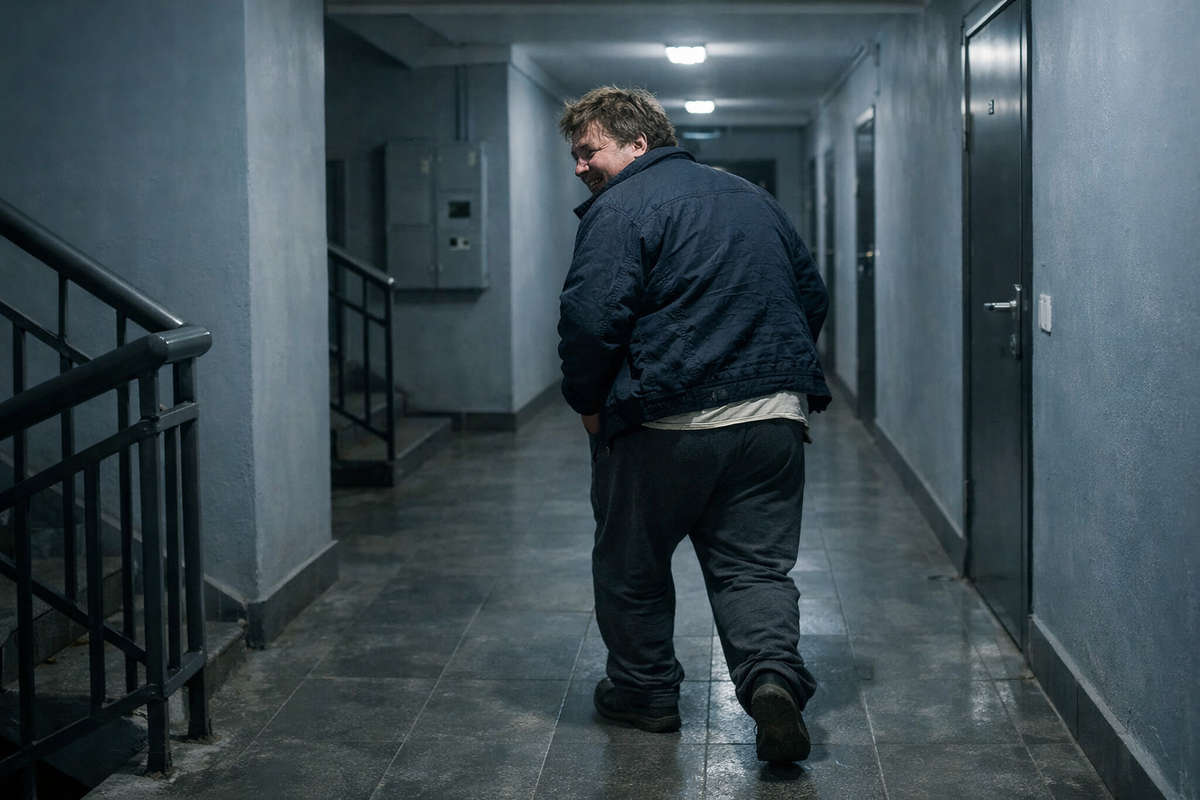 Сосед с шизофренией