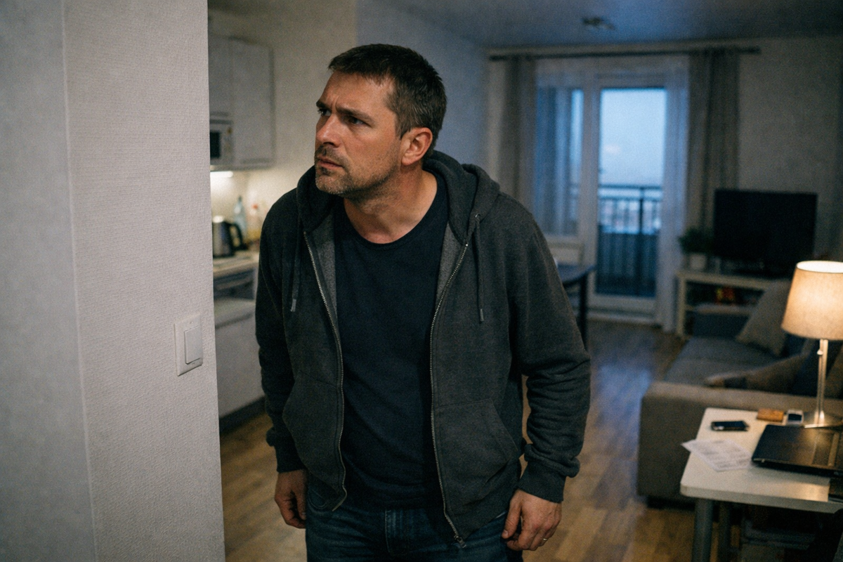 Я прислушиваюсь к тому, что происходит за стеной у соседа