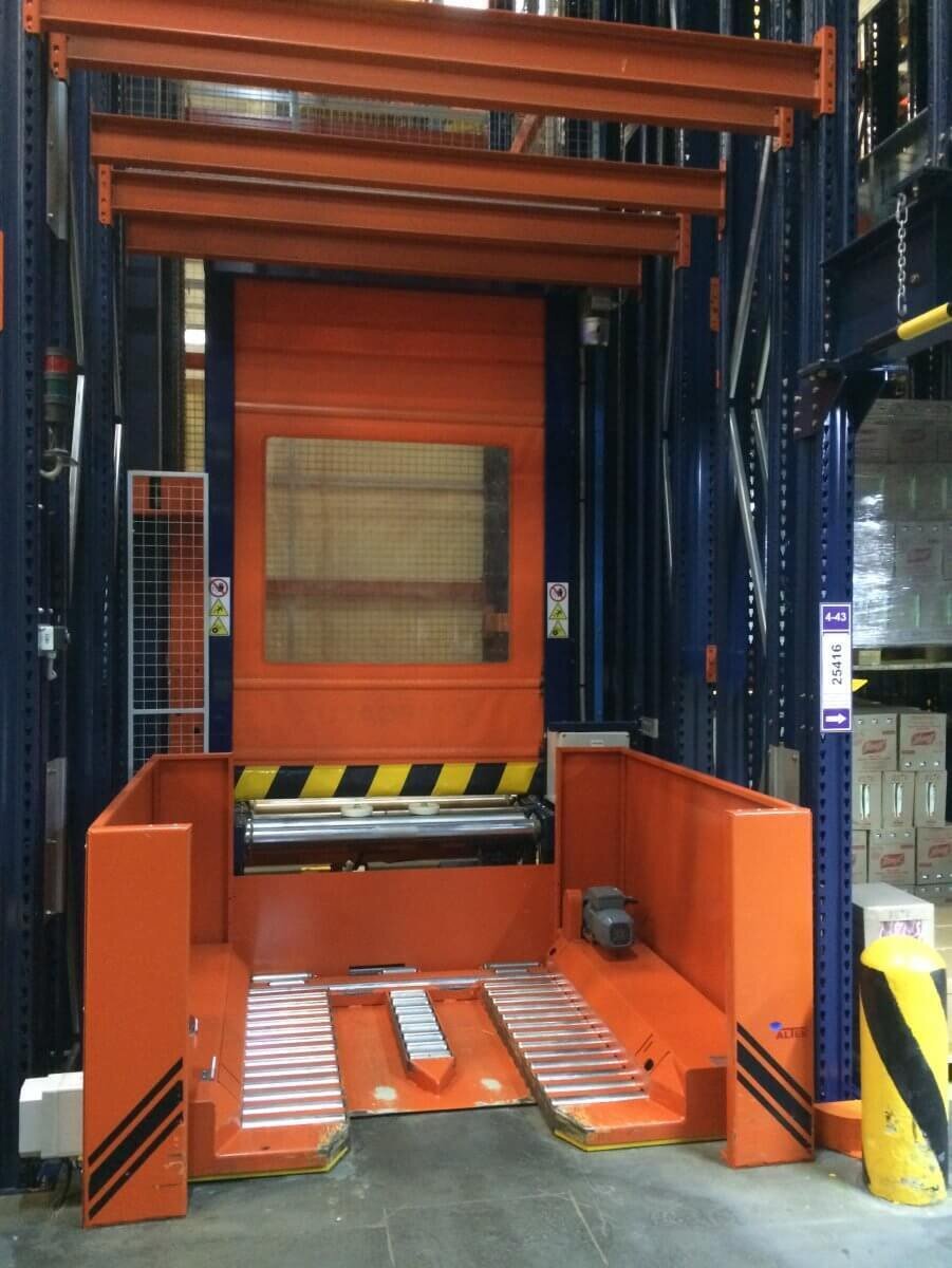 Вариант исполнения подъемника НТЛС