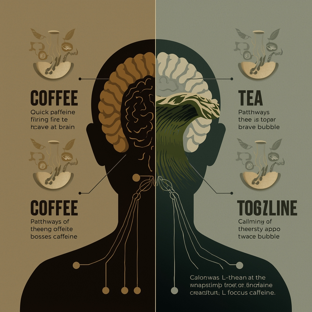 «Биохимия бодрости»: Почему от кофе хочется бежать, а от чая — спокойно и продуктивно работать. Наука на стороне чая?