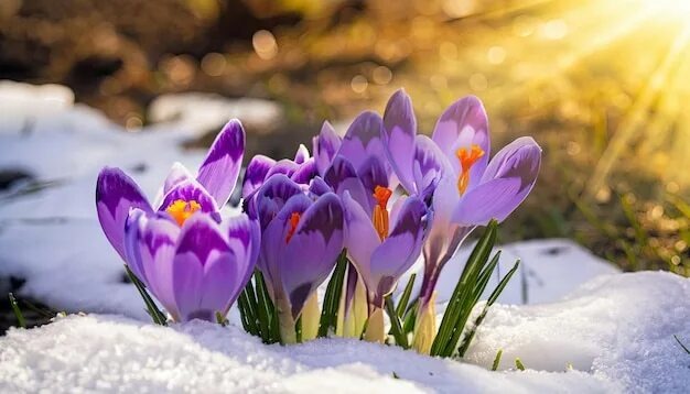 конечно до крокусов еще далековато