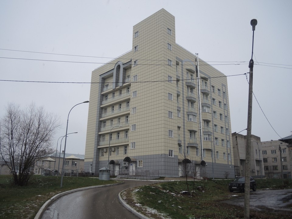    Здание Гусь-Хрустальной ЦРБ, в котором расположено родильное отделение Алексей КОТМЫШЕВ