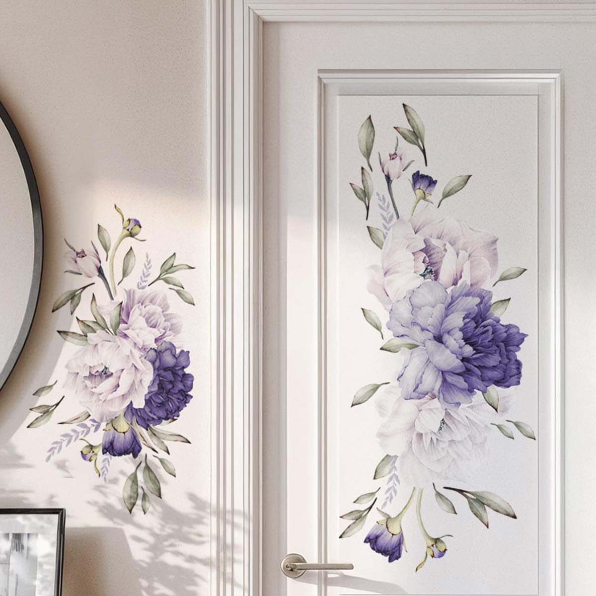 Пример обновления стен интерьерными наклейками VEROL. Артикул на WB: 61695955.