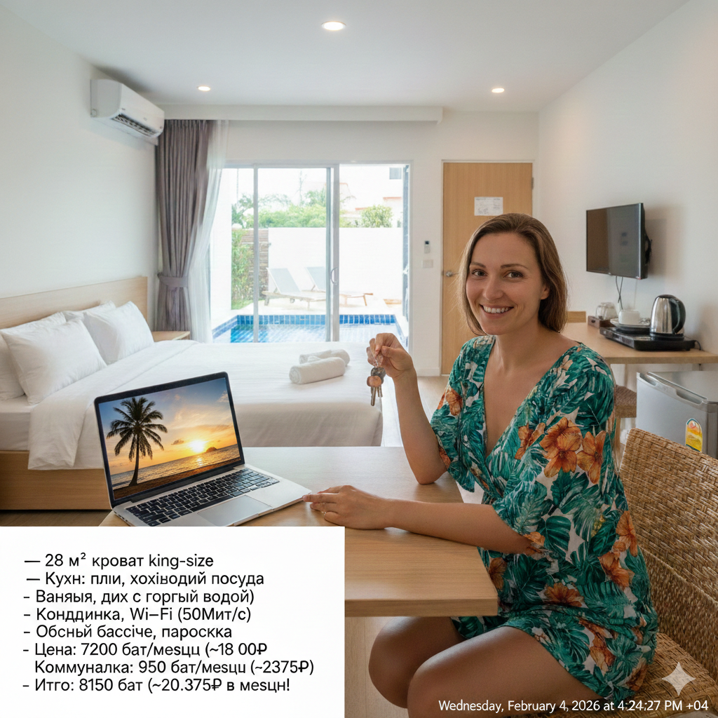 Студия на Пхукете за 18 000₽: ожидание vs реальность. Показываю, что внутри!