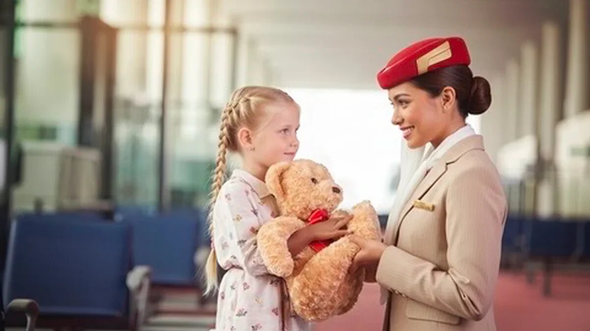    В Emirates с особенным трепетом относятся к маленьким пассажирам. Фото: Предоставлены туроператором Travelata
