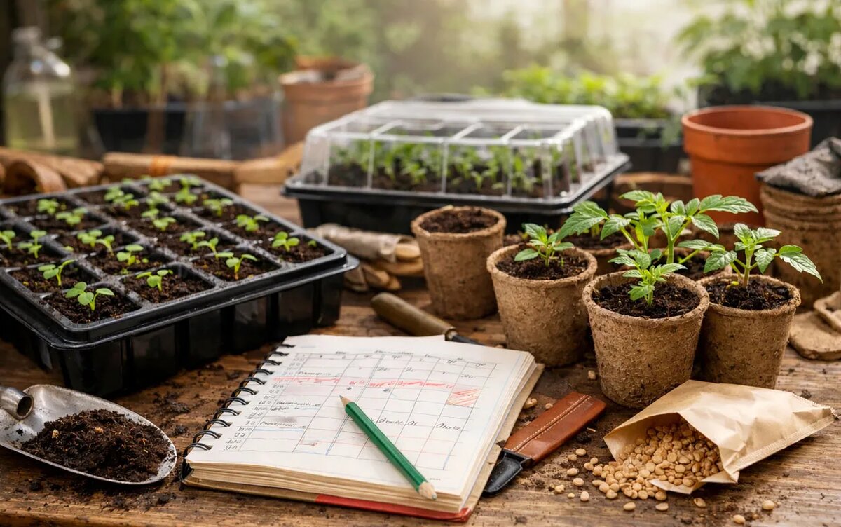    ﻿Как правильно рассчитать сроки посева рассады и не остаться без урожая