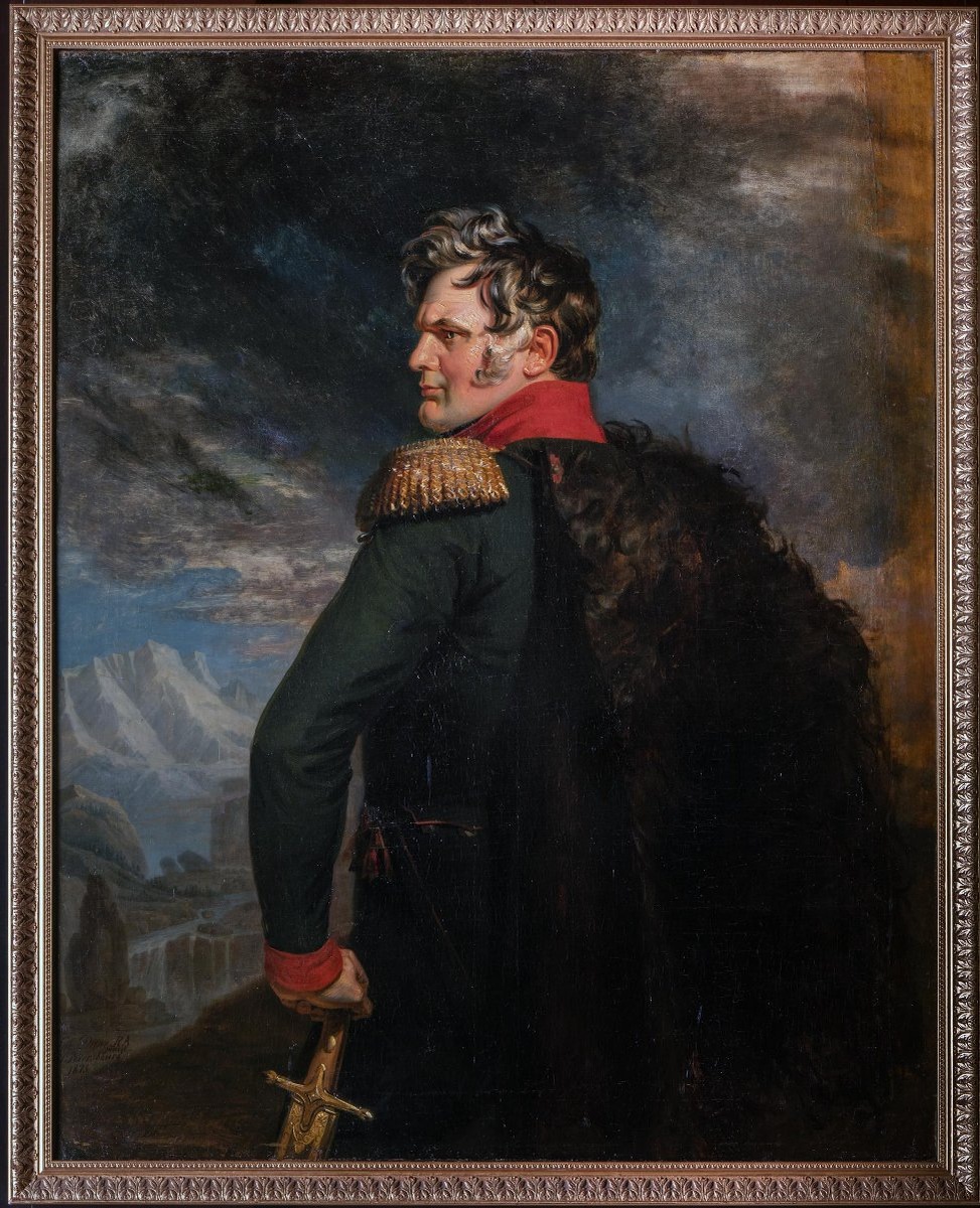 Портрет генерала Алексея Петровича Ермолова (1777 — 1861). Джордж Доу. Мастерская. 1825 г.