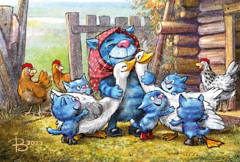 очаровательные коты Рины Зенюк