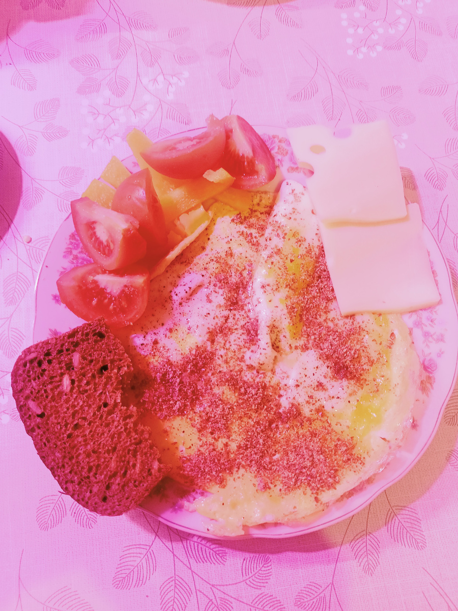 Фото автора. Завтрак.