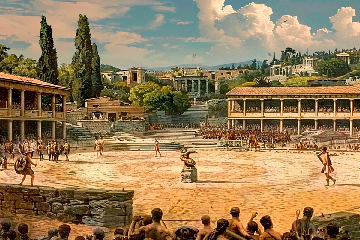 Midjourney📷История Олимпийских игр насчитывает около 3 тыс. лет