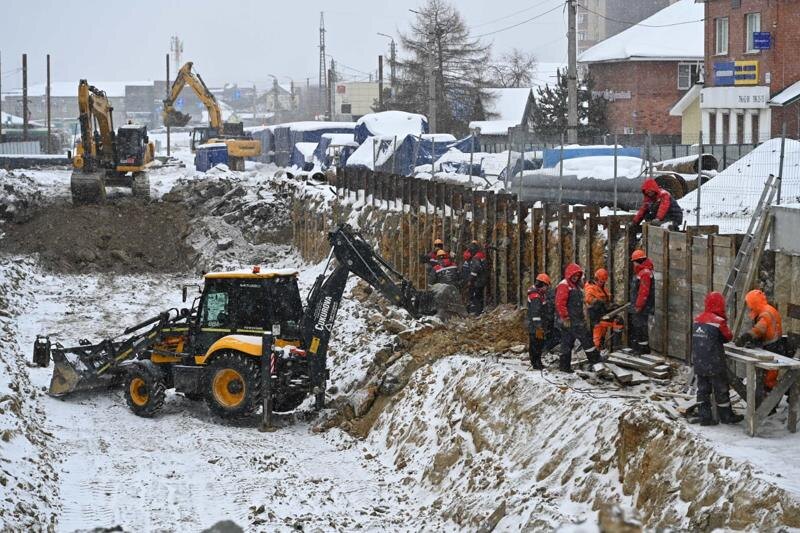    Пресс-служба ГК «Моспроект-3». Строительство котлована