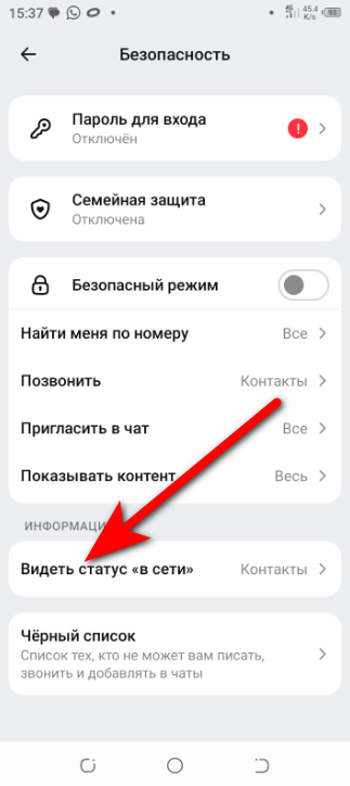 Как скрыть себя в макс из сети