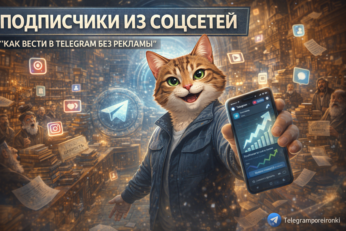 Как привлечь подписчиков в Telegram-канал через соцсети