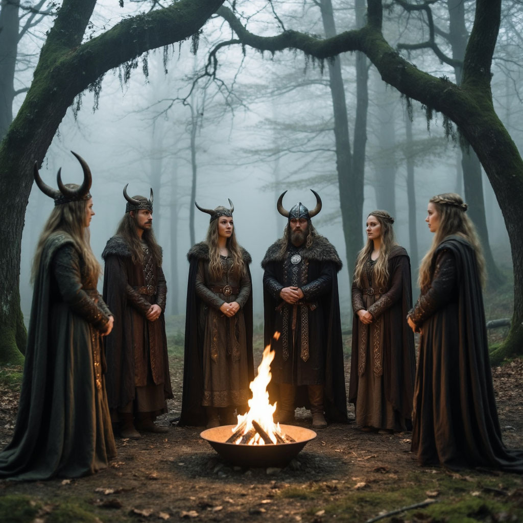 Викинги  /сгенерировано нейросетью/