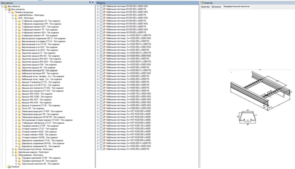 Элементы электронной библиотеки «МЕКА» в Model Studio CS