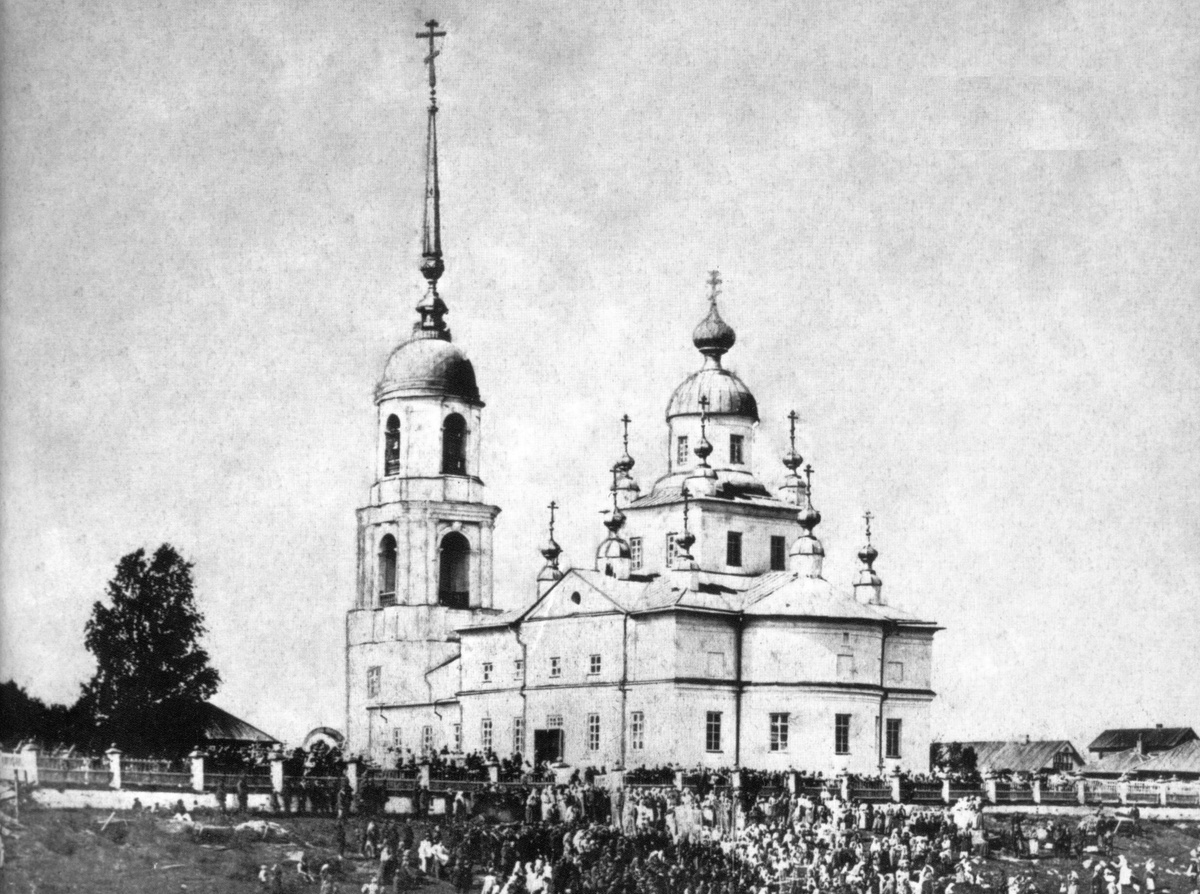 Андомский погост. Церковь  Троицы. 1901-1910 г.