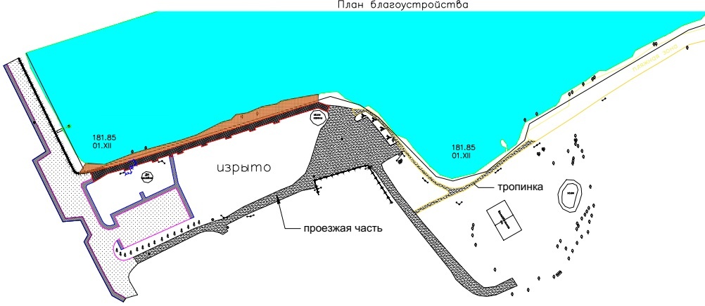    План благоустройства территории возле озера Ключевое (1 очередь)