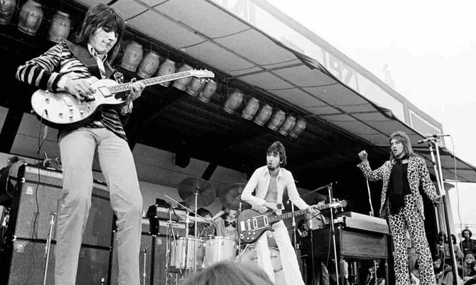 Faces на сцене в начале 1970-го