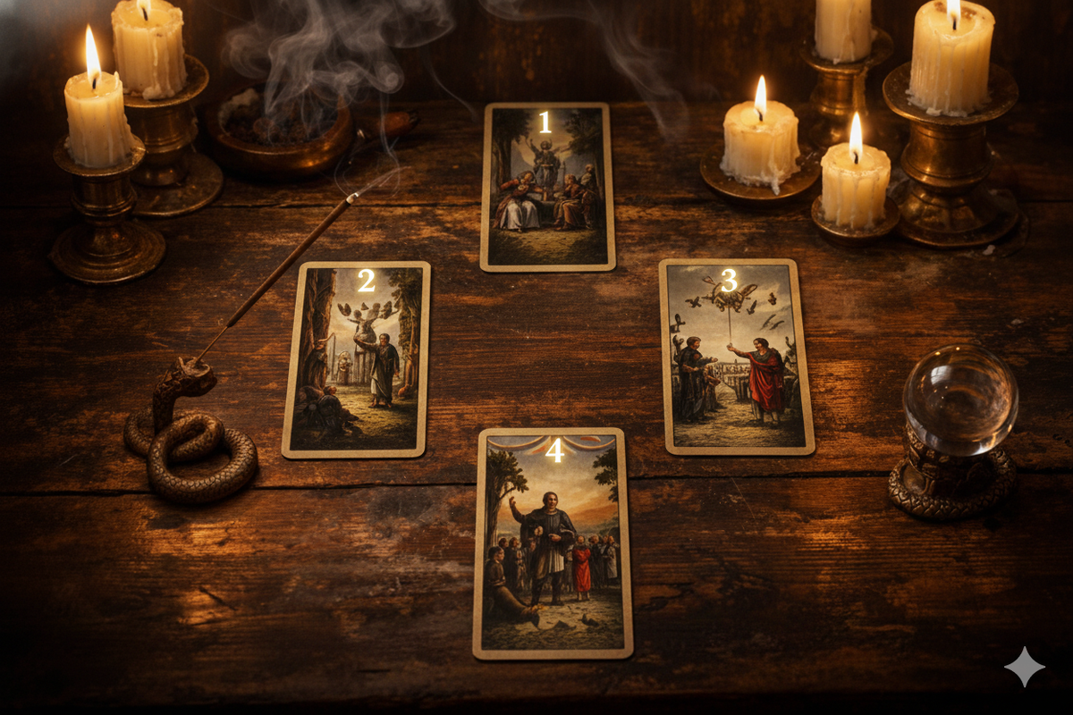 как толковать девятки таро в раскладе - чек-лист для понимания предфинального состояния.  📷
