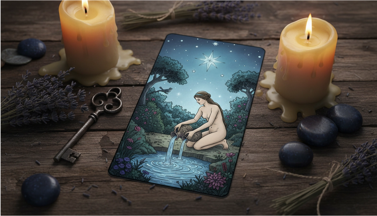 «Символика и значение карты Звезда в Таро — расшифровка аркана».  📷
