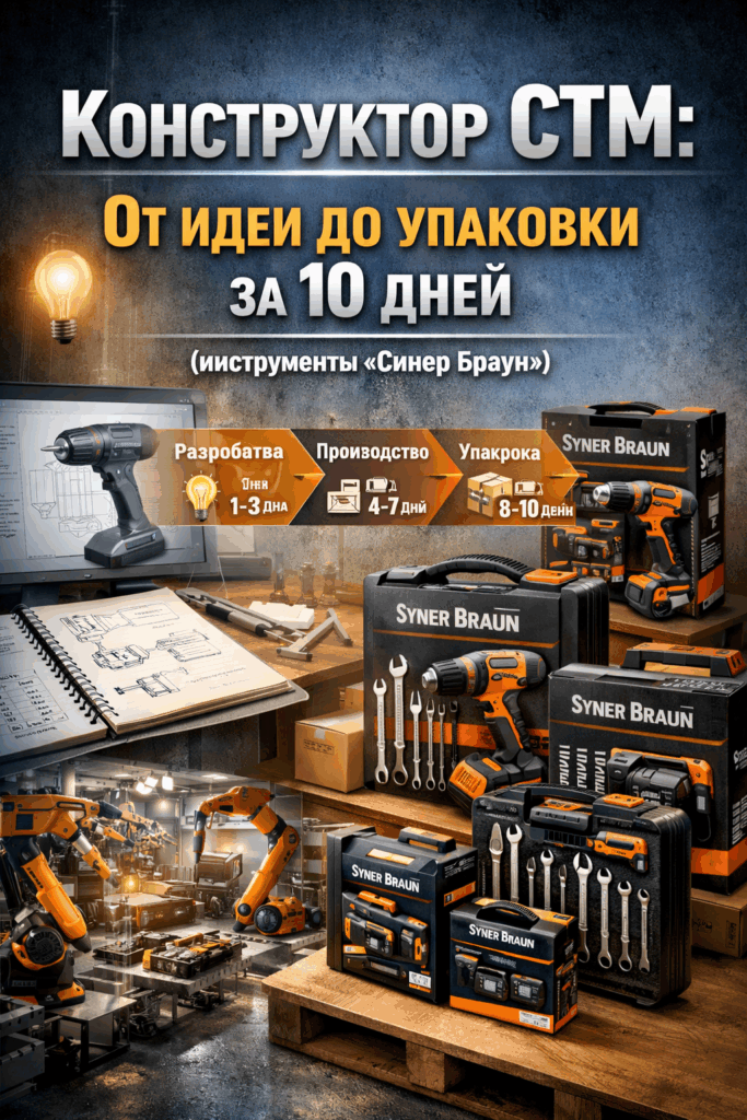    Конструктор СТМ бытовой химии: от идеи до продаж на Wildberries и Ozon за 10 дней SYNERBRAUN