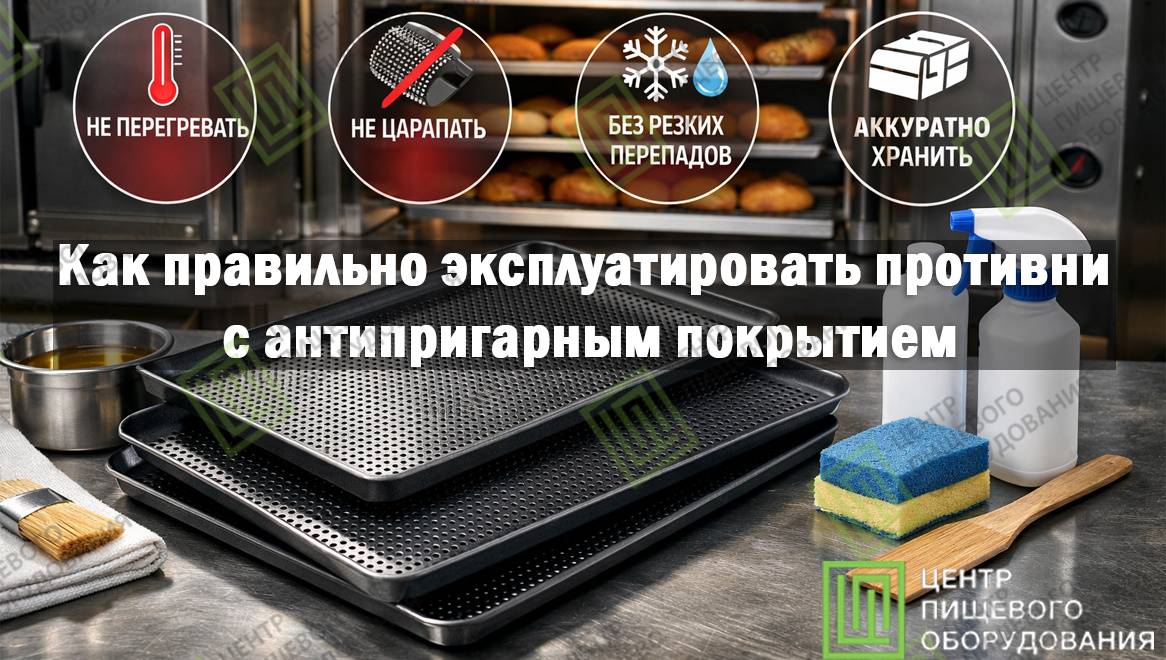 Противни с антипригарным покрытием
