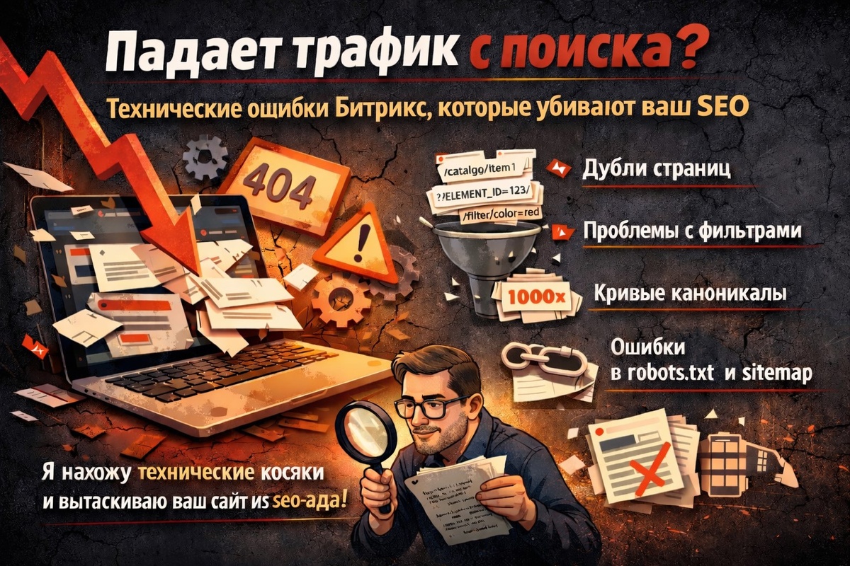 Технические ошибки Битрикс