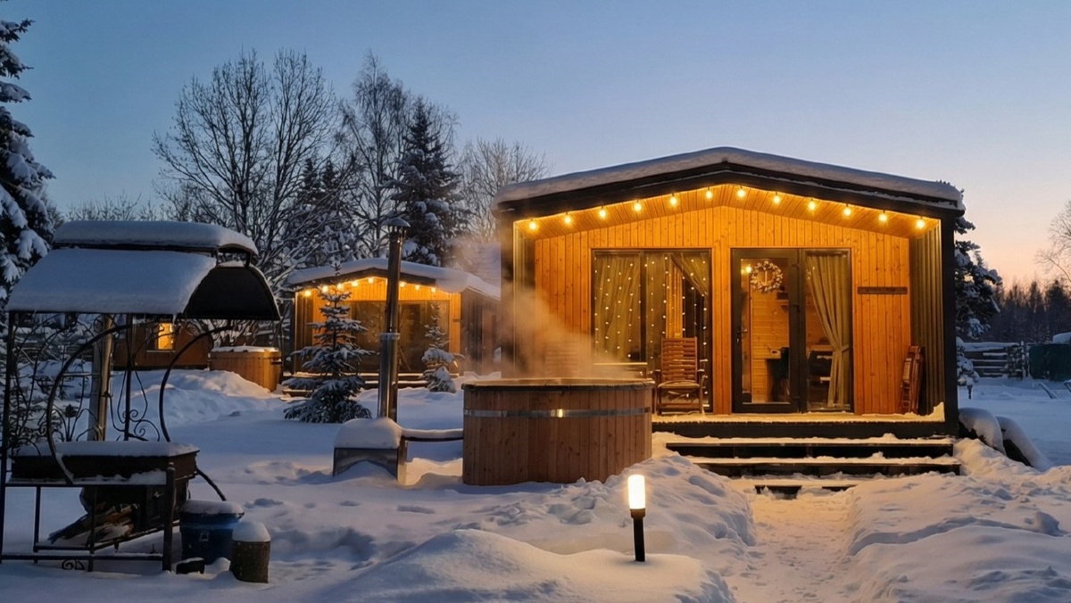 Домик в аренду на 4х с двумя спальнями