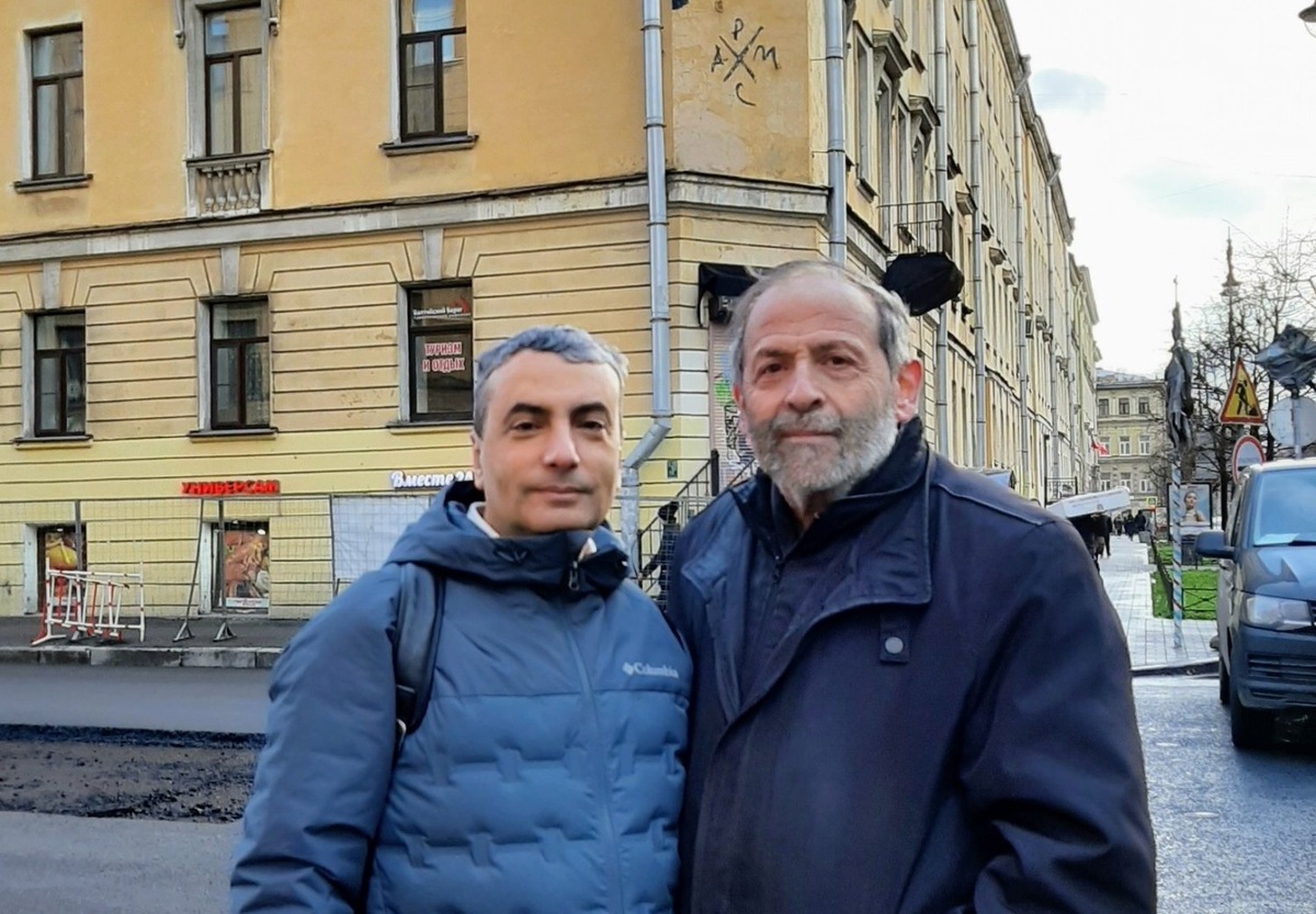 Лев Шлосберг и Борис Вишневский. Фото: личный архив
