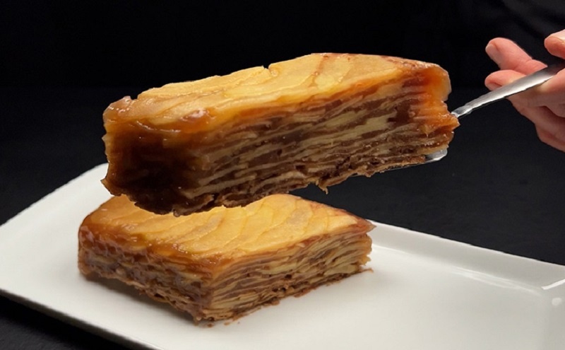 Яблочный пай, который не похож на пирог: десерт, где яблоки превращаются в сливочный крем без теста