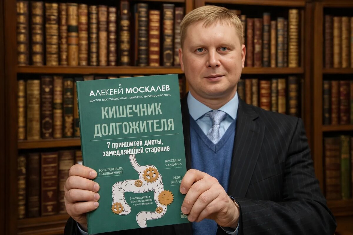 Книга "Кишечник долгожителя", Алексей Москалев (скачать)