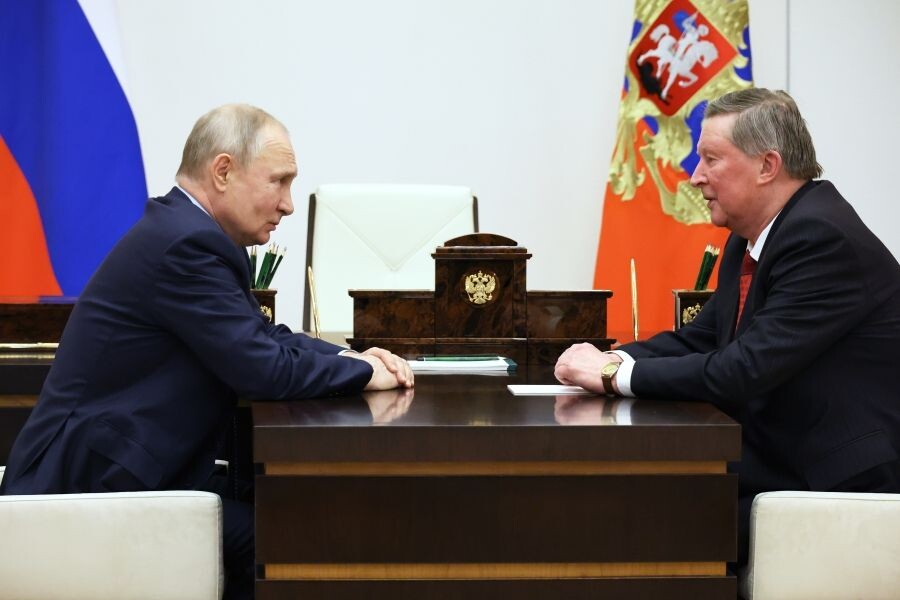    Владимир Путин и Сергей Иванов / Источник: © Михаил Климентьев/РИА Новости